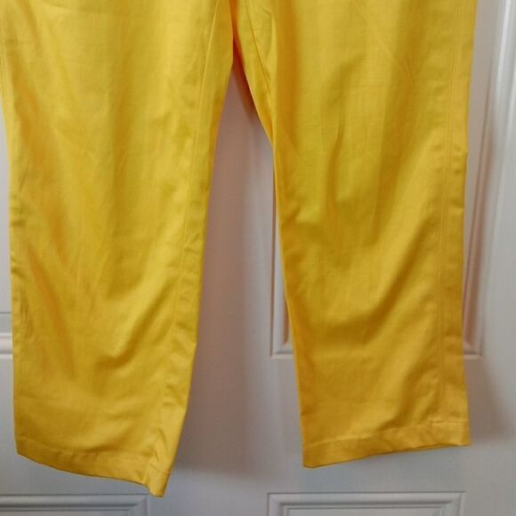 (3/$22) E39 By Eric bright yellow cropped pants - Picture 3 of 8